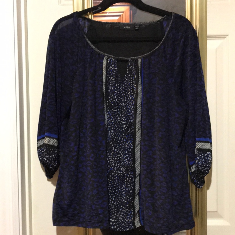 Apt 9 3/4 length sleeve blouse